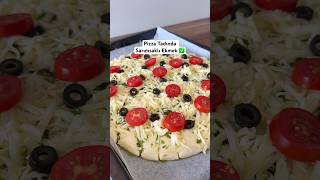 Pizza Tadında Sarımsaklı Ekmek ✅ keşfet cooking recipe keşfetbeniöneçıkar shorts [upl. by Luo]