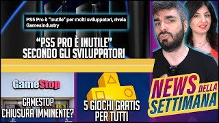 PS5 PRO quotÈ UNA COSA INUTILEquot  GAMESTOP CHIUDE davvero  THE ELDER SCROLLS 6 GIOCABILE NEWS [upl. by Richela418]