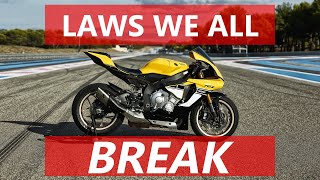 5 Laws Bikers Regularly Break [upl. by Suivatnom]