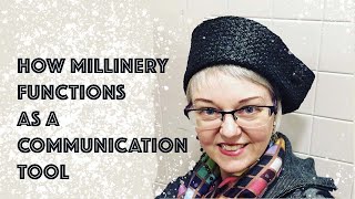 millinery as a communication tool  costumedesign [upl. by Nottage]