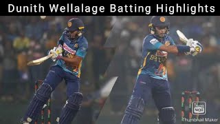 Dunith Wellalage Brilliant Batting Video  SL vs AFG  Match Highlights [upl. by Tiras880]