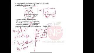 In the following arrangement of capacitors the energy stored in the 6 microfarad capacitor is E [upl. by Eloc196]