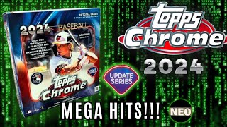 🔥 2024 Topps Chrome Update Mega Box 🔥 Mega Hits [upl. by Mcquoid433]