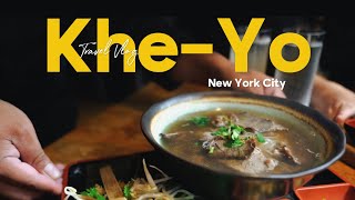 KheYo Lao Restaurant NYC  Travel Vlog [upl. by Coray980]