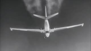 Soviet bomber Myasishchev 3M refueling by a M4 tanker [upl. by Immas284]