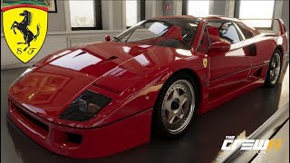 The Crew 2  FERRARI F40  Customization Top Speed Run Review [upl. by Aurore]