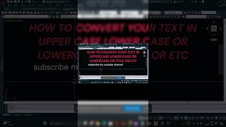 Quick Autocad Tips Convert Text to Lowercase Uppercase Title Case and Beyond [upl. by Burgener]