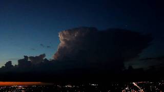 Tampa Florida Lightning Storm at Dusk [upl. by Euqnimod]