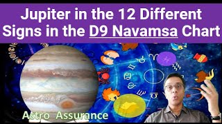 Jupiter in the 12 Different Signs in the D9 Navamsa Chart  Boons from the Zodiac [upl. by Ynaffyt]