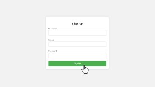 Sign up Form Design in HTML and CSS [upl. by Yspyg296]