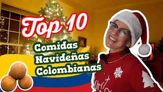 TOP 10 Comidas de navidad en Colombia  Cena de Navidad facil  Los Mejores Platos para la Navidad [upl. by Llenol494]