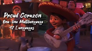 Coco 2017  Proud Corazón  Oneline Multilanguage  47 Languages [upl. by Oicirbaf]