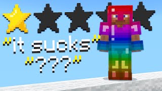 I Played 1Star Minecraft Bedrock Marketplace Maps [upl. by Ocin577]