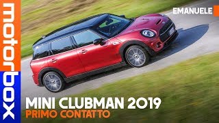 Mini Clubman Cooper D 2019  Prova su strada della nuova Mini station wagon [upl. by Tracey]