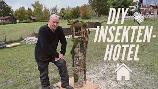 DIY Insektenhotel  Einfach Insektenhotel selber bauen [upl. by Jovi]