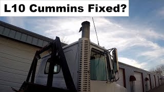 Truck Repairs Cummins L10 STC Smoke and Rough Idle  the Fix [upl. by Okiek]