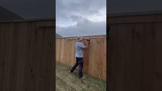 fencebuilding fenceconstruction capandtrim diy [upl. by Holsworth]