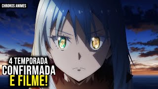 TENSEI SHITARA SLIME 4 TEMPORADA CONFIRMADA e FILME [upl. by Adnilim]