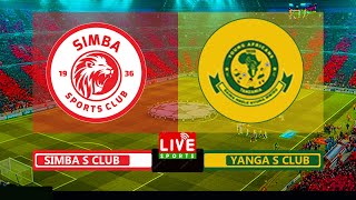 live football SIMBA SC 0  1 YANGA SC NBC PREMIER LEAGUE DABY YA KARIAKOO [upl. by Samala]