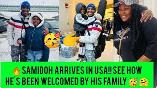 FINALLY SAMIDOH IN USA TEARS OF JOY AT THE AIRPORT AS SAMIDOH IS WELCOMED BY HIS FAMILY 😭🥳 [upl. by Ailedroc]