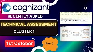 cognizant Technical assessment [upl. by Siblee]