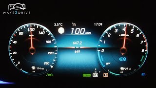 Mercedes Benz A250e Hatchback  0100kmh ACCELERATION NO LIMIT on German Autobahn by Ways2Drive [upl. by Pearlstein694]