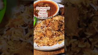 Hyderabadi Shahi Chicken Biryani 🍗recipe nonveg hydrabadibiryani yakhnibiryani testy yummy [upl. by Adelaida]