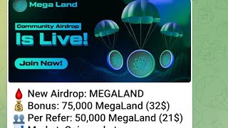 MEGALAND Airdrop Live free instant 100 payment from trust wallet  megaland airdrop [upl. by Linad404]