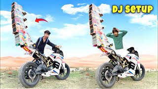 Bike Pe Dj Setup  Ktm Sound System  Small Dj Sound  Chhota Dj  Dj Gadi [upl. by Yesnil736]