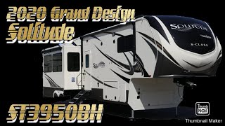 2020 Grand Design Solitude ST3950BH Floorplan WalkThru fifth wheel camper tour [upl. by Kaiser]