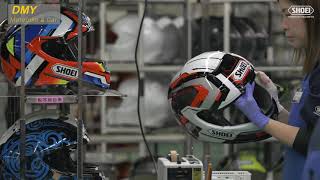 Shoei helmet production video  neotech X14 [upl. by Cinomod]