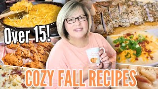 15 Cozy Fall Recipes You Need To Try Easy Crockpot Meals Casseroles Soups amp Desserts [upl. by Kcor]