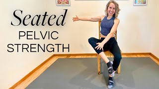 Seated Chair Workout for Core and Pelvic Floor Strength [upl. by Yrannav]