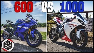 600cc vs 1000cc  Which Motorcycle to Get [upl. by Eugnimod]