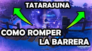 COMO QUITAR LA BARRERA de TATARASUNA 💪 Zona con muchos secretos 🔥  INAZUMA [upl. by Oilenroc]