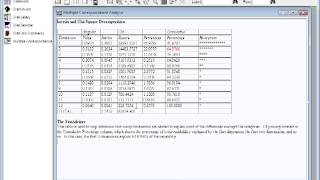 Multiple Correspondence Analysis MCA by Statgraphics [upl. by Lesnah454]