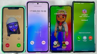 Incoming Calls IPhone XR  Samsung Galaxy Z Flip5  Samsung Galaxy A30s  LG Wing [upl. by Jasmina]