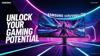 SAMSUNG Odyssey G5  Unleash Your Gaming Potential [upl. by Navetse233]