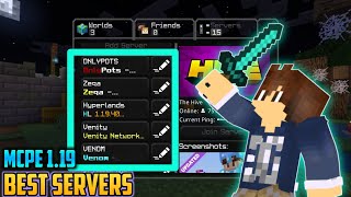 Best PvP Servers For Minecraft Pe  Top 5 PvP practice Servers  Minecraft Bedrock Mcpe 119 [upl. by Warp]