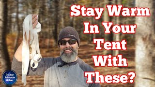 Winter Camping Stay Warm in Your Tent With This Tip [upl. by Hadsall]