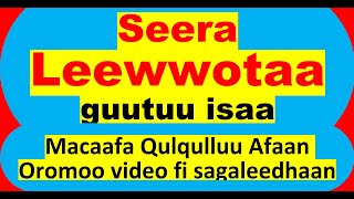 Seera Leewwotaa guutuu isaa  Leviticus Full [upl. by Jamaal]