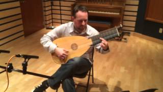 Courante by Weiss from Rohrau Christopher Wilke baroque lute [upl. by Klute544]