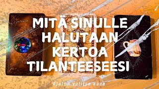 Mitä sinulle halutaan kertoa tilanteeseesi ✨️🔮✨️ ajaton valitse kasa ✨️🔮✨️ [upl. by Aigroeg]