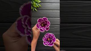 Easy crepe paper flowers 😱❤shorts flowers trending viral diy how easy ytshorts [upl. by Struve998]