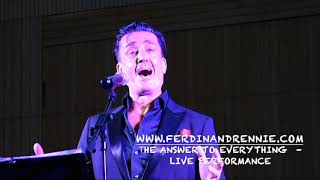 THE ANSWER TO EVERYTHING  Ferdinand Rennie live [upl. by Nicola]