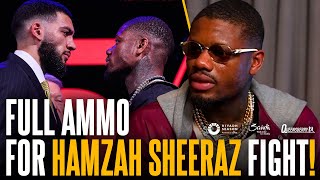 quotFrank Warren gave me EXTRA energyquot Ammo Williams FIRED UP for Hamzah Sheeraz amp inspired by Wilder [upl. by Annahsar]