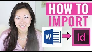 How To Import Text Into InDesign WITHOUT having to Reformat [upl. by Auj]