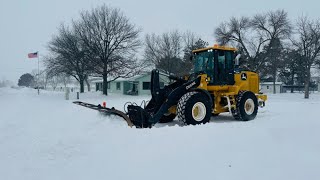 Pushing snow [upl. by Ariday]