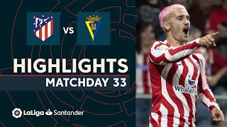 Resumen de Atlético de Madrid vs Cádiz CF 51 [upl. by Reisfield]