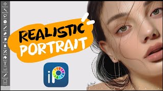 Ibis Paint X Tutorial Realistic Digital Painting Process [upl. by Nigen]